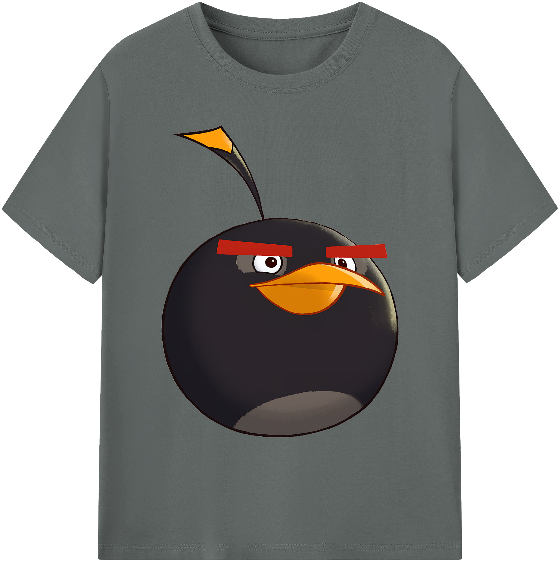 （画像用） Angry Birds アングリーバード 綿100％ メンズ半袖Tシャツ｜肌触りやわらか＆通気性